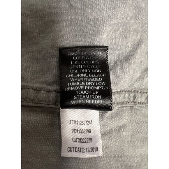 Torrid Taylor Dark Grey Denim Heart Button Front Shirt Women's 1X - Picture 13 of 13